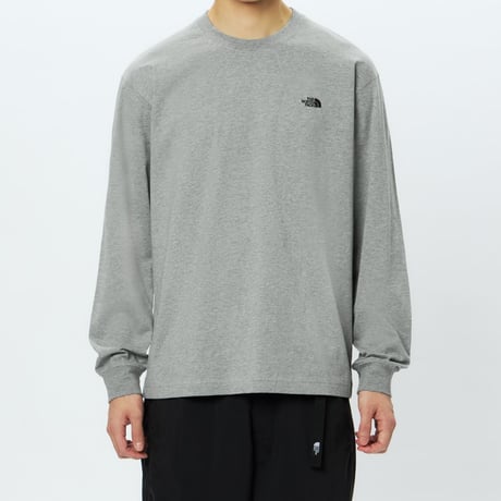 THE NORTH FACE ロングスリーブ フラッシュドライ ヌプシコットンティー（メンズ）｜NT32535 / ザノースフェイス　ヌプシ　刺繍ロゴ 長袖Tシャツ