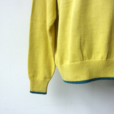 Organicsta / オーガニックスタ ORGANIC COTTON LINKING CREWNECK SWEATER /オーガニックコットン　リンキングセーター