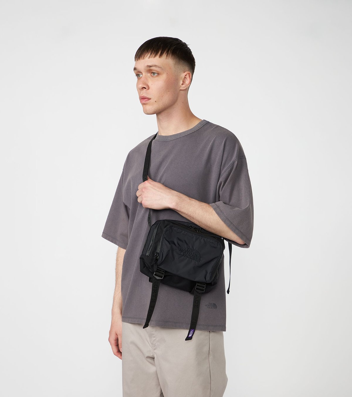 ノースフェイス　パープルレーベル　ショルダーバッグN25FU080(グレー) 正規品】THE NORTH FACE PURPLE LABEL ノースフェイス パープル