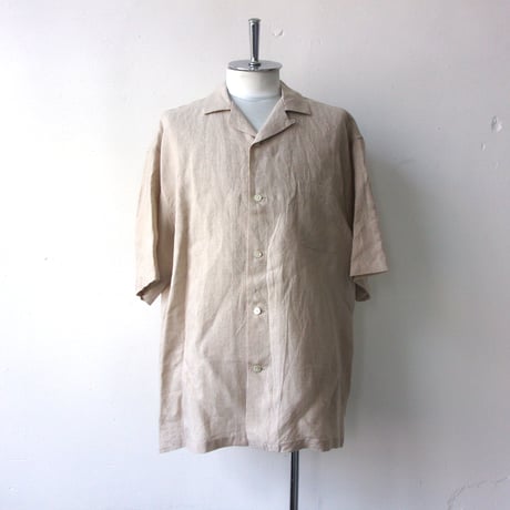 Charpentier de Vaisseau / シャルパンティエドゥヴェッソ | Linen Open Collar Shirt リネン オープンカラーシャツ | Silas