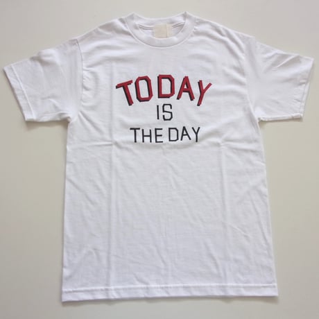 TODAY edition "TODAY" SS Tee - 25-1ST-08 / トゥデイエディション トゥディTシャツ ［25-1ST］