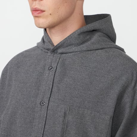 THE NORTH FACE Purple Label Flannel Mountain Hooded Shirt / N25FG048 / パープル ネルフーデッドシャツ【2025FW】