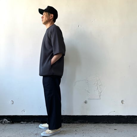 FARAH Two Tuck Side Adjustable Pants / FR401-M4004 / ファーラー 2タック サイド アジャスタブルパンツ -強撚コットン
