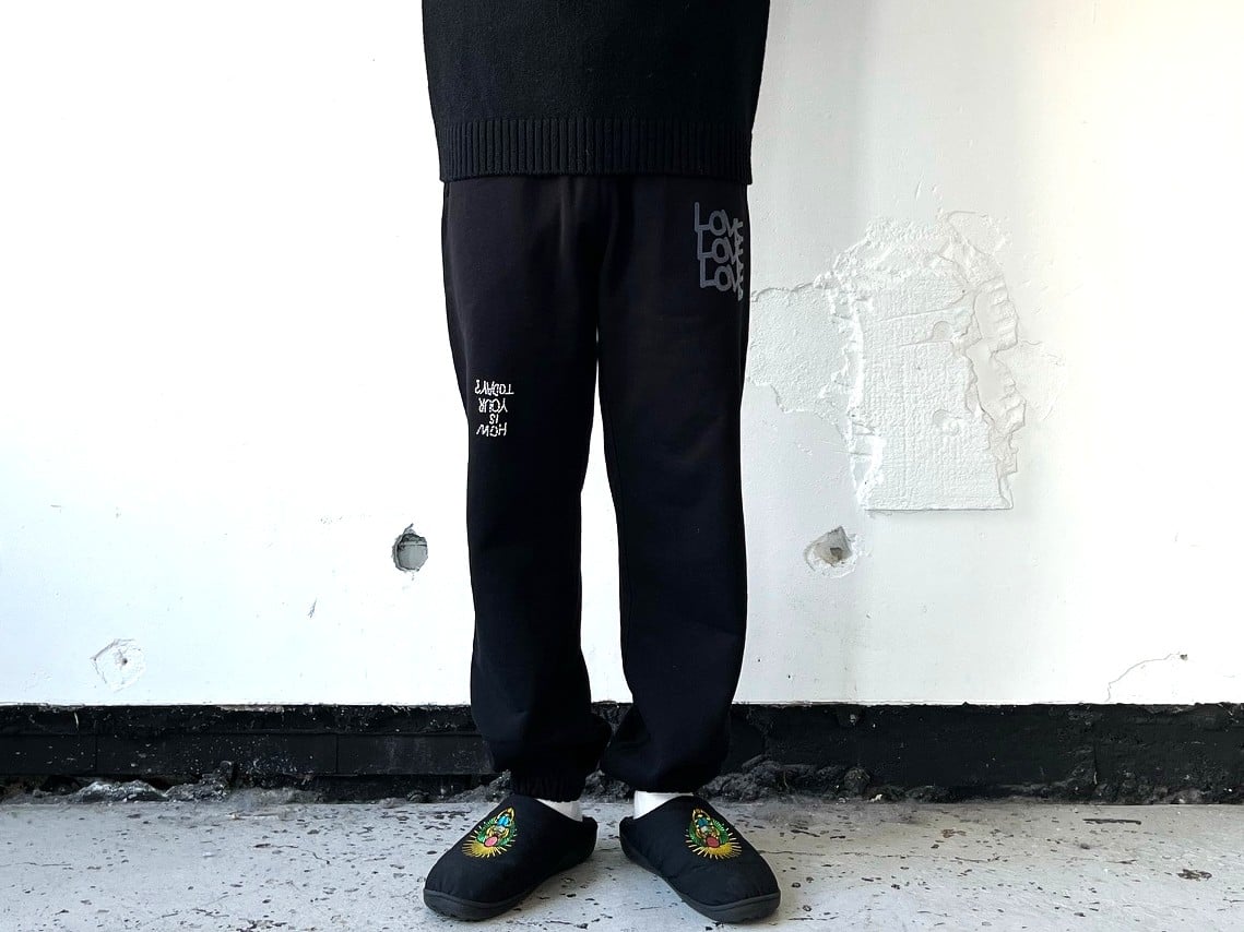 namedcollective i love named 荒く スウェットパンツ