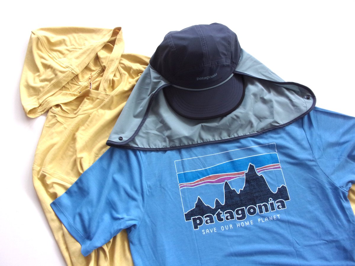Patagonia マーガンザー・ハット水陸両用　キャップ 日除け効果バツグンの水陸両用!! Patagonia ケープド マーガンザー
