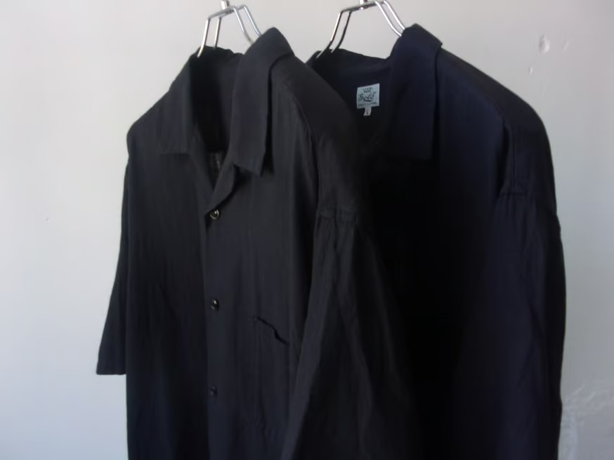 ゴールド　VAT DYE CHAMBRAY OPEN SHIRT GL39438 / VAT DYE CHAMBRAY OPEN SHIRT – gold