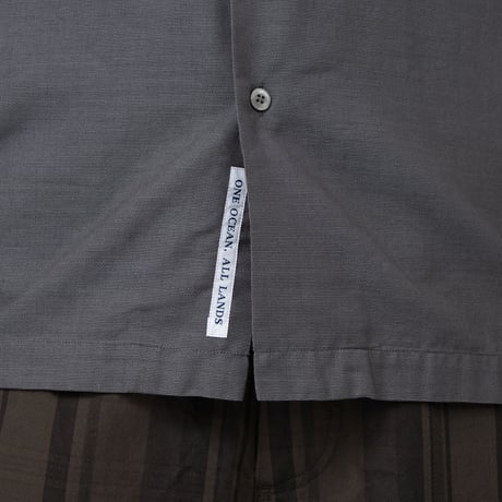 nanamica Open Collar Panama S/S Shirt / S25SG119 /ナナミカ　オープンカラーシャツ【2025SS】