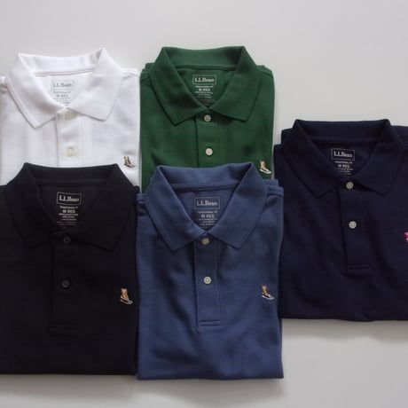 L.L.Bean/LLビーン Men's Japan Fit Embroidered Double L Polo Shirt / メンズ ジャパン・フィット　プレミアム・ダブル・エル・ポロシャツ