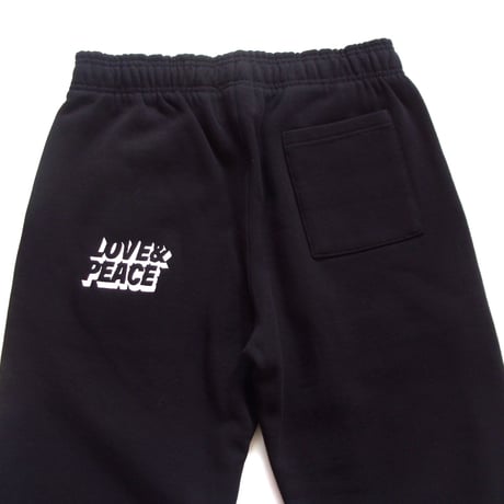 TODAY edition "LOVE&PEACE" Sweat Pants- 25-3RD-02 / トゥデイエディション スウェットパンツ /あたたかいリバースウィーブタイプ［25-3RD］