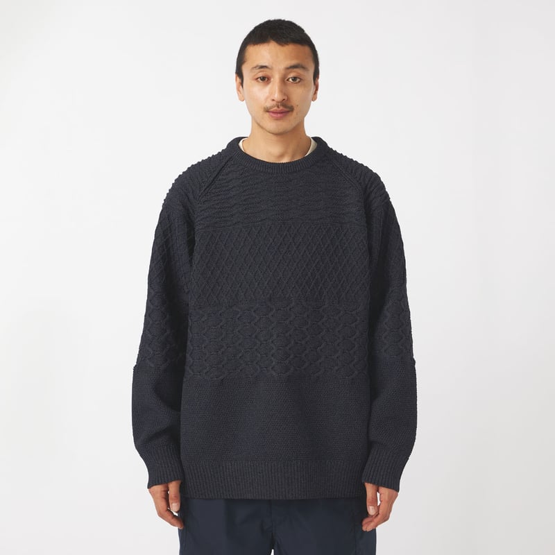 nanamica Crew Neck Sweater / S25FJ014 /ナナミカ クルー