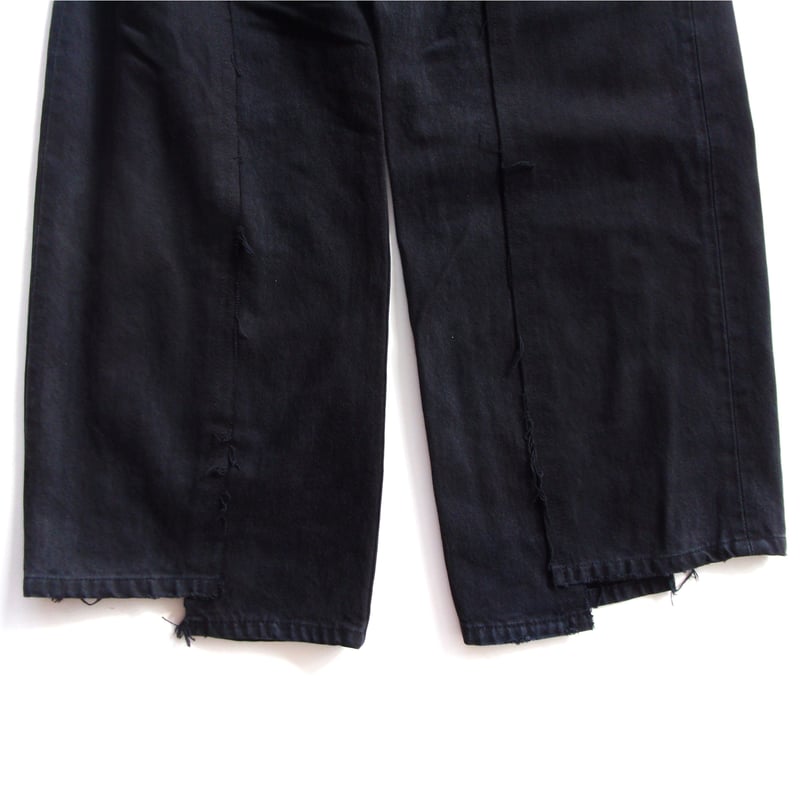 OLD PARK BAGGY JEANS - BLACK - sizeM / OP-426 /