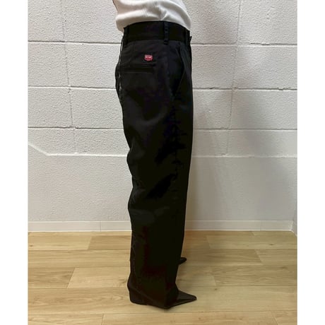 OLD PARK BAGGY WORK PANTS - CHARCOAL -M  / OPRK-01 / OLDPARK オールド パーク バギー パンツ　チャコール -M