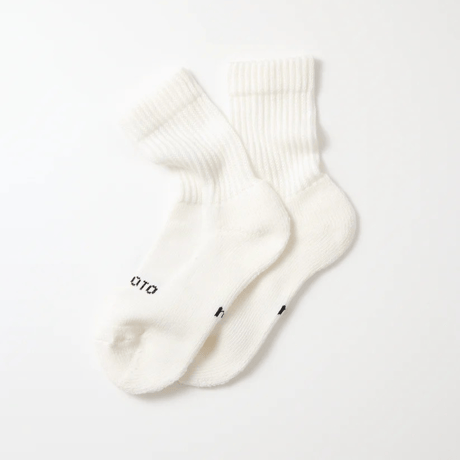 ROTOTO ORGANIC DAILY 3 PACK MINI CREW SOCKS / R1522-241 / オーガニック デイリー ３パック ミニクルーソックス