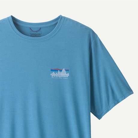 Patagonia Men's Capilne Cool Daily Shirt-73 SKYLINE  / パタゴニア メンズ キャプリーン クールデイリーシャツ （'73 スカイライン）