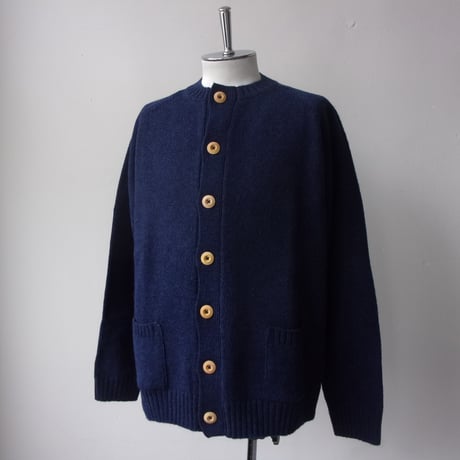 Charpentier de Vaisseau  Crew Neck Knit Cardigan | シャルパンティエドゥヴェッソ シェットランドウール カーディガン