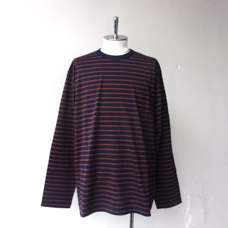Charpentier de Vaisseau / シャルパンティエ・ドゥ・ヴェッソ | 50/2 L/S T-Shirt | コットンボーダーロングTシャツ｜Jonah  ヨナ |
