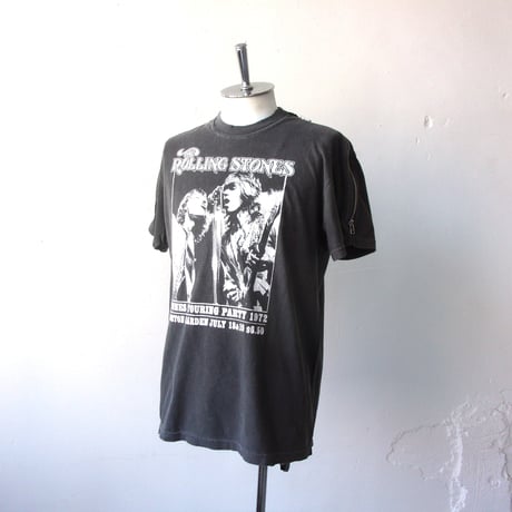 OLD PARK Zip Shoulder Tee #Vintage / OPT-17 / OLDPARK オールドパーク ジップショルダー Tシャツ RollingStones
