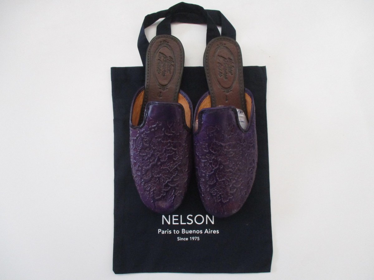 Nelson/ネルソン #Emboss zapatillas/アルゼンチン製 スリッパ | 