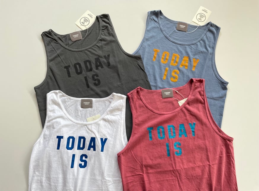 新品未使用＜TODAY edition＞TODAY IS TANK TOP TODAY edition / 