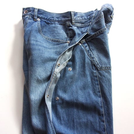OLD PARK DOT JEANS - BLUE - sizeM / OPJ-10 / OLDPARK オールド パーク ドット ジーンズ - ブルー M