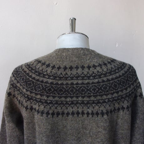 NOR'EASTERLY ノアイースタリー/ L/S CREW 2TONE / 2トーンノルディックセーター