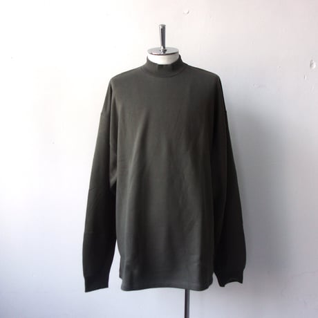 Organicsta / オーガニックスタ ORGANIC COTTON CHILL MOCKNECK SWEAT  /オーガニックコットン　モックネックスウェット