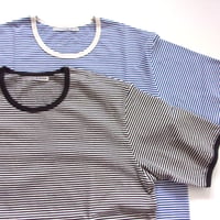 Charpentier de Vaisseau / シャルパンティエドゥヴェッソ |  コットン リンガー ストライプ Tシャツ｜Jean