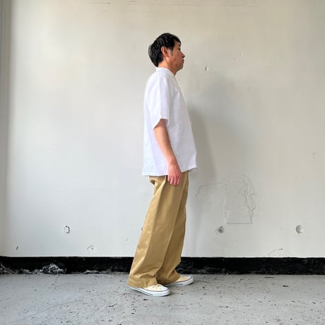 Charpentier de Vaisseau / シャルパンティエドゥヴェッソ | Linen Open Collar Shirt リネン オープンカラーシャツ | Silas