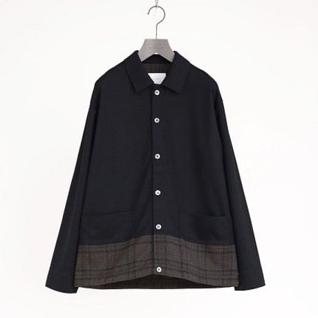 【SALE】CURLY&co CURLY（カーリー）SWITCHING RC CARDE/ 213-34092  / スウィッチング カーディガン （ジャージのカーデ）