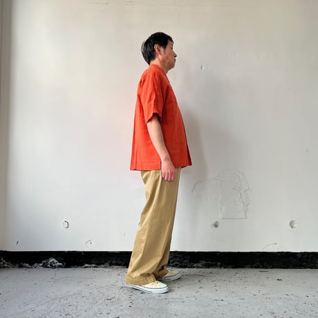 Charpentier de Vaisseau / シャルパンティエドゥヴェッソ | Linen Open Collar Shirt リネン オープンカラーシャツ | Silas