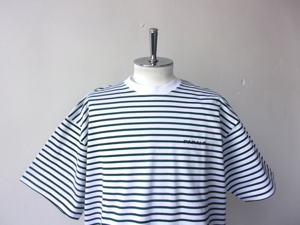 美品 WAKE FARAH Striped S/S T-shirt Tシャツ M FARAH / Multi Striped S/S Tee (Black) | twelve