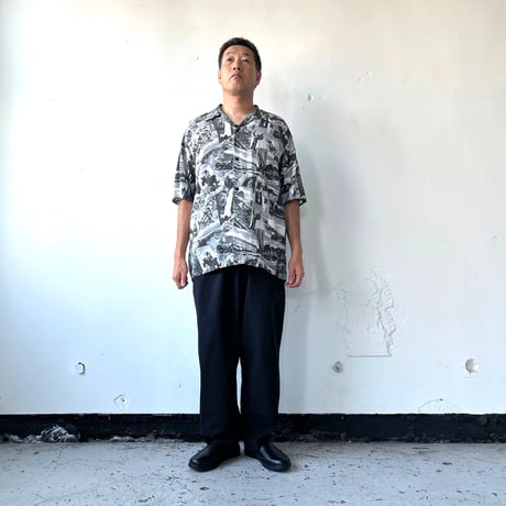 GOLD / ゴールド RAYON ALOHA SHRIT  “PANIOLO“/ GL39199 / ”パニオロ”アロハシャツ