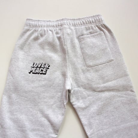 TODAY edition "LOVE&PEACE" Sweat Pants- 25-3RD-02 / トゥデイエディション スウェットパンツ /あたたかいリバースウィーブタイプ［25-3RD］