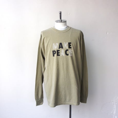 TODAY edition "MAKE PEACE" #05 LS Tee　24ｰ2nd-05 / トゥデイ エディション　ロンTee