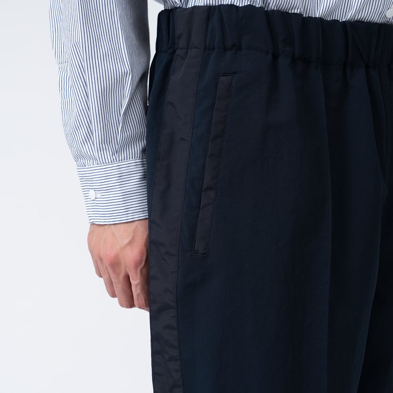 nanamica ALPHADRY Cropped Easy Pants サイズ32 ネイビー アルファ