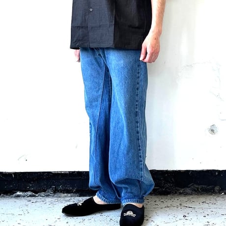 OLD PARK オールド パーク ALA JEANS - BLUE - sizeM / OP-508 / OLDPARK オールドパーク リメイク ジーンズ　デニム ブルー M