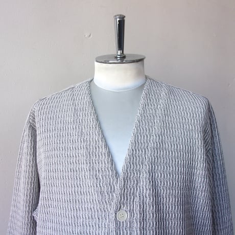 CURLY&co. 3D WAFFLE CARDIGAN / 251-230313 / カーリー 3d ワッフルカーディガン【2025SS】