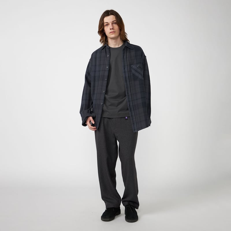 THE NORTH FACE PURPLE LABEL チェックネルシャツ パープルの新型チェックネルシャツ!! 2025fw.THE NORTH FACE
