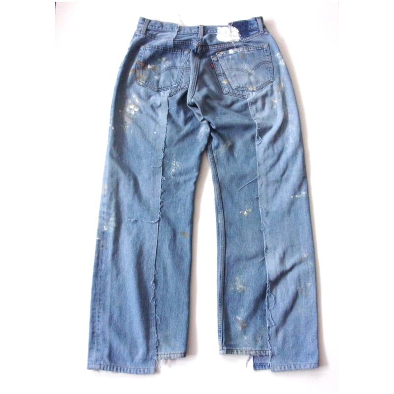 OLDPARK baggy jeans オールドパーク バギー デニム 再構築 OLDPARK baggy jeans オールドパーク バギー デニム 再構築