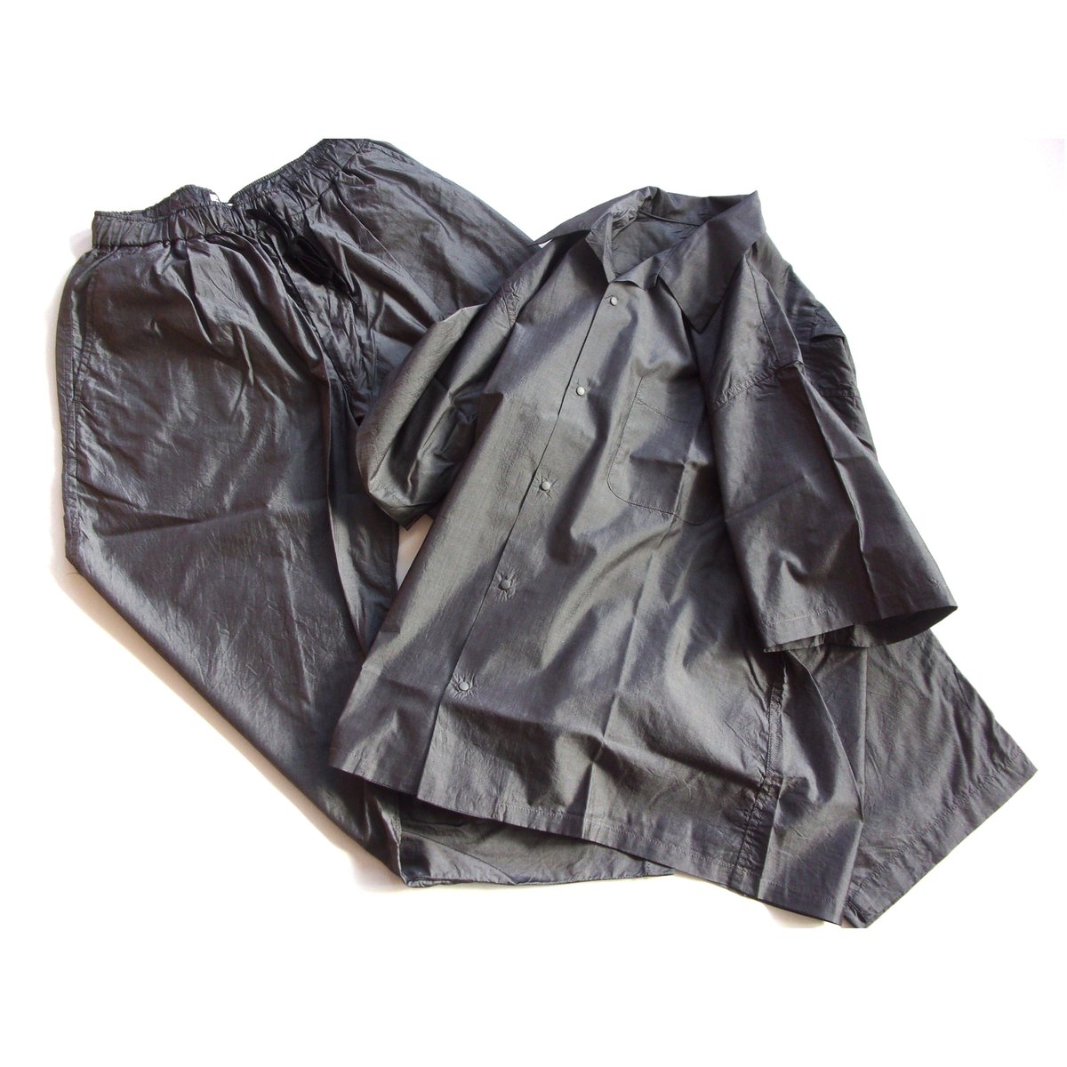 GOLD(ゴールド) COTTON x SILK CHAMBRAY 1TUCK EASY PA