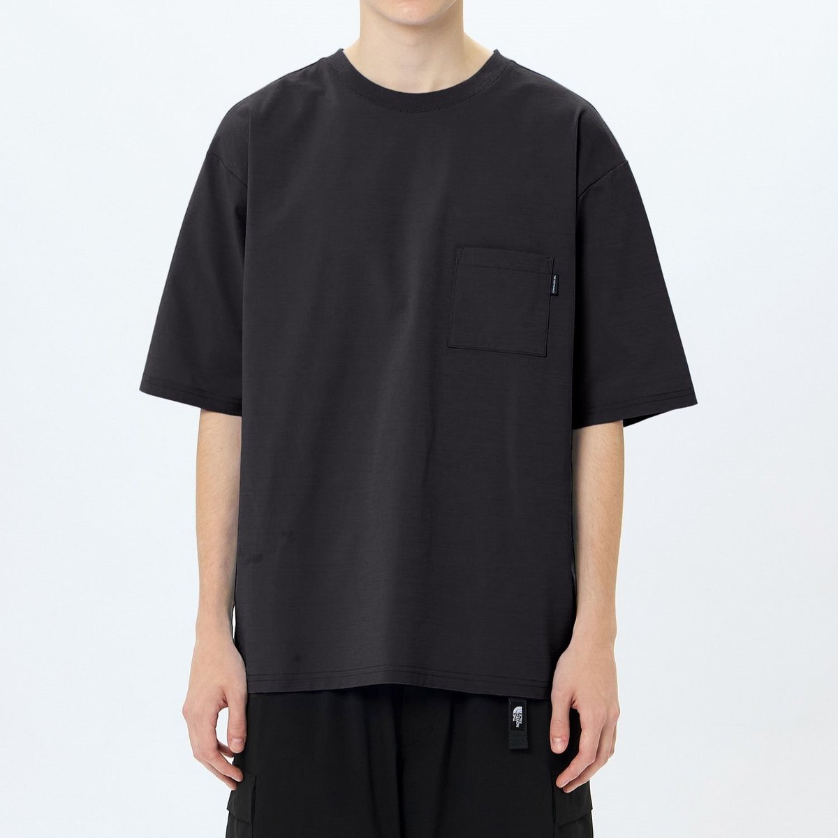 【新品未使用タグ付】ノースフェイス エアリーポケットティー NT12447 L黒 THE NORTH FACE ザ・ノース・フェイス Tシャツ 半袖 メンズ