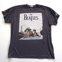 OLD PARK Zip Shoulder Tee #Vintage / OPT-17 / OLDPARK オールドパーク ジップショルダー Tシャツ Beatles