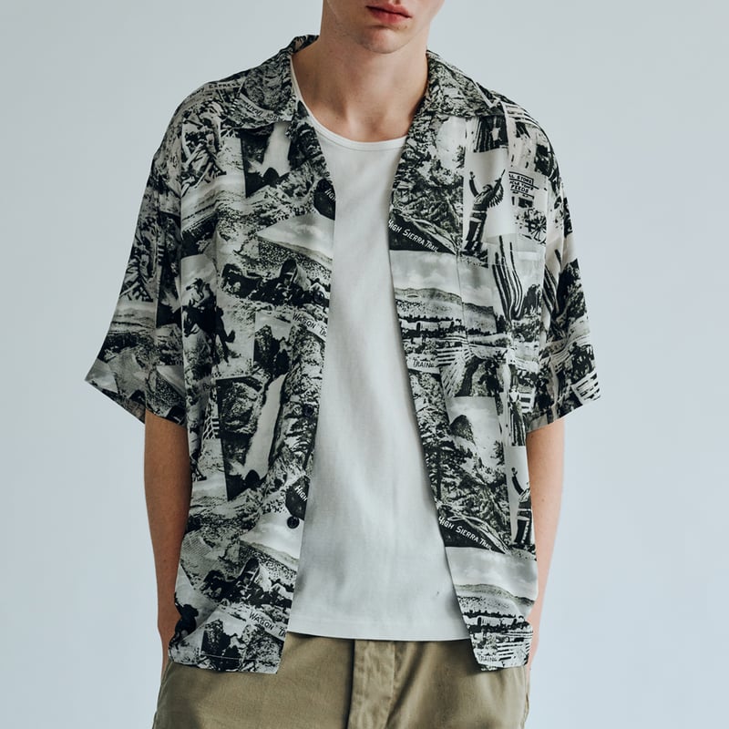 GOLD / ゴールド RAYON ALOHA SHRIT “PANIOLO“/ GL391