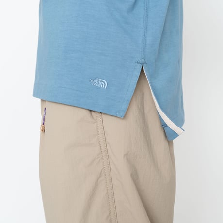 THE NORTH FACE PURPLE LABEL Field H/S Big Polo / NT3313N / パープルレーベル　ビック　ポロシャツ 　草木染め【2023SS.】