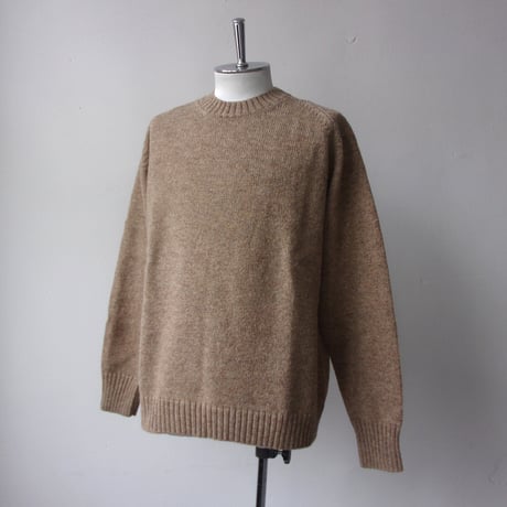 Charpentier de Vaisseau Crew Neck Knit |  シャルパンティエドゥヴェッソ シェットランドウール クルーネック セーター