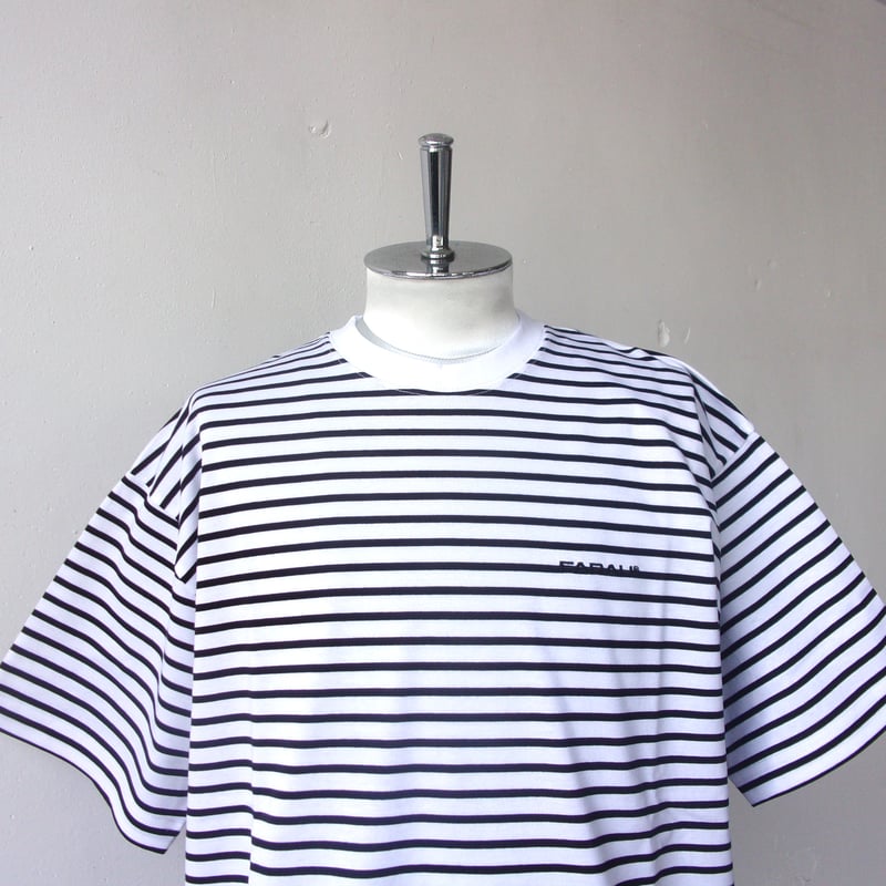 FARAH & WAKE, Striped T-shirt（size.L） FARAH & WAKE, Striped T-shirt（size.L） WAKE. FARAH striped