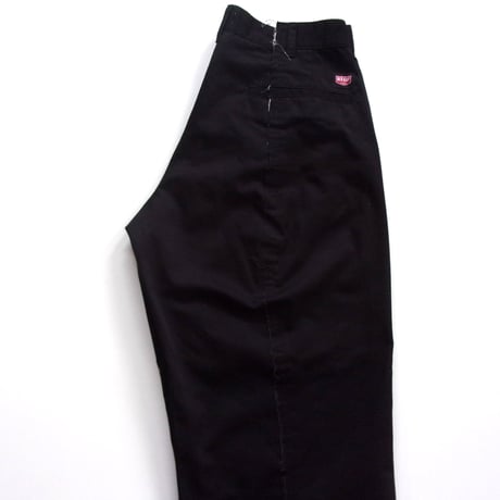 OLD PARK BAGGY WORK PANTS - BLACK -L  / OPRK-01 / OLDPARK オールド パーク バギー パンツ　ブラック -L