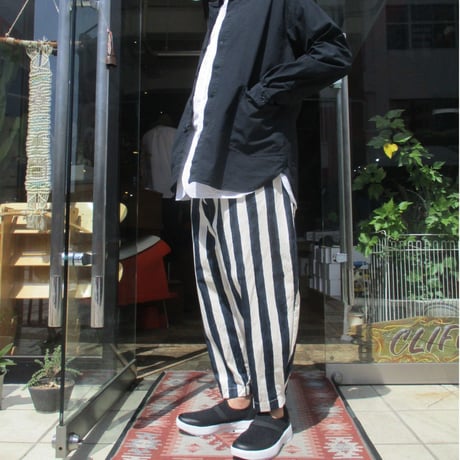 【30%Off】GOLD(ゴールド)  BLEED STRIPES BLEED CHECK COTTON WEATHER OVER PANTS