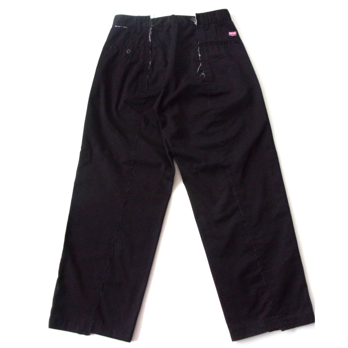 OLD PARK BAGGY WORK PANTS - BLACK / OPRK-01 /