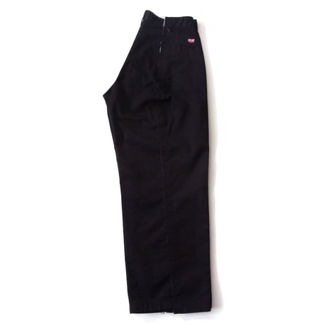 OLD PARK BAGGY WORK PANTS - BLACK -L  / OPRK-01 / OLDPARK オールド パーク バギー パンツ　ブラック -L